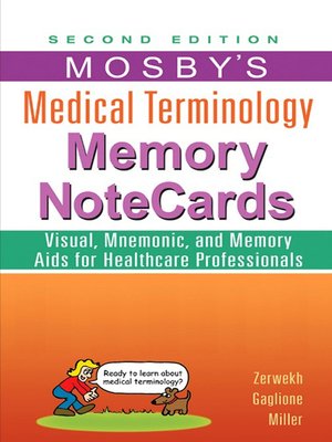 cover image of Mosby's Medical Terminology Memory NoteCards--E-Book